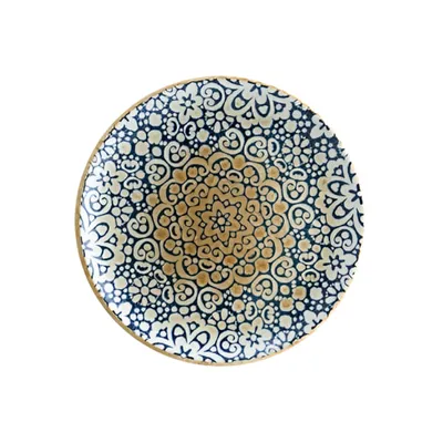 Тарелка глубокая «Альхамбра» фарфор 1,3л D=25см белый,синий