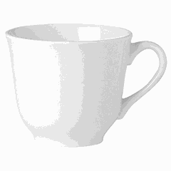 Tea cup “Simplicity”  porcelain  200ml  D=85, H=80mm  white