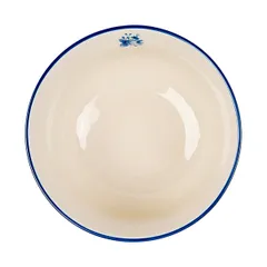Салатник «Фиори» фарфор 0,65л D=151,H=75мм слон.кость,синий, изображение 2