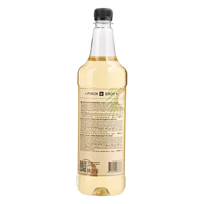 Сироп «Кокос» Pinch&Drop пластик 1л D=83,H=267мм, Состояние товара: Новый, Вкус: Кокос, Материал: Пластик, Объем по данным поставщика (мл): 1000, изображение 2