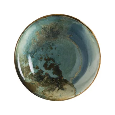 Салатник «Футура» фарфор 220мл D=130,H=38мм бирюз., изображение 2