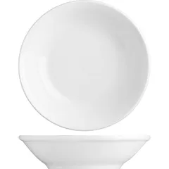 Salad bowl “Principle”  porcelain  1.2 l  D=235, H=65mm  white