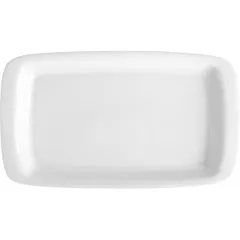 Dish “Scandia” rectangular  porcelain ,H=25,L=330,B=200mm white