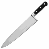 Нож «Шеф» сталь нерж.,пластик ,L=30см черный,металлич.