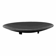 Dish with legs cast iron D=25cm black