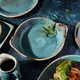 Форма для запекания «Крафт Блю» фарфор D=185,H=45мм синий, изображение 3