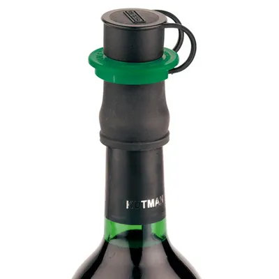 Гейзер для вина пластик D=45,H=110мм зелен.,черный, изображение 3