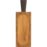 Доска для подачи прямоугольная с ручкой дуб ,H=25,L=300/400,B=130мм