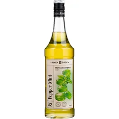 Сироп «Мятная Конфета» Pinch&Drop стекло 1л D=85,H=330мм зелен.