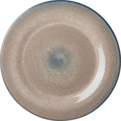 Plate “Party” porcelain D=26cm gray,blue