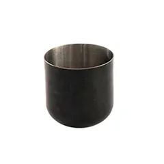 Container for snacks stainless steel 330ml D=85,H=85mm black,metal.