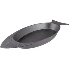 Frying pan for fajitas “Amber Cast” cast iron ,H=38,L=320,B=130mm gray