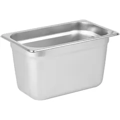 Гастроемкость GN 1/4 сталь нерж. 4,1л ,H=15,L=26,5,B=16,2см металлич.