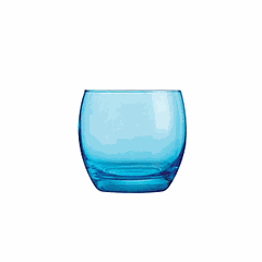 Old fashion “Salto” glass 320ml D=90,H=84mm blue