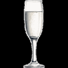 Бокал-флюте «Империал» набор[6шт] стекло 210мл D=50/64,H=210мм прозр.