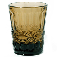 Highball “Solange” glass 250ml D=80,H=92mm amber