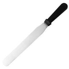 Kitchen spatula “Prootel”  stainless steel, plastic , L=490/365, B=40mm  metallic, black