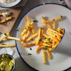 Тарелка «Блю Дэппл» мелкая фарфор D=300,H=25мм белый,синий, изображение 4