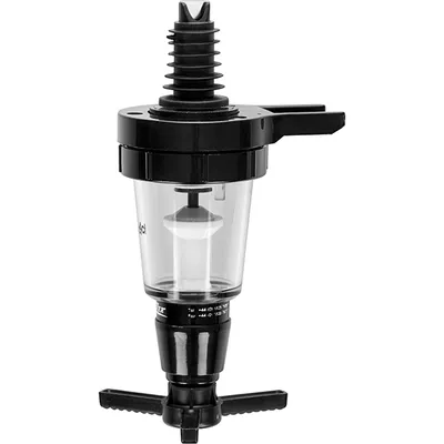 Дозатор для струбцин 40мл пластик 1мл ,H=17,L=8см черный,прозр.