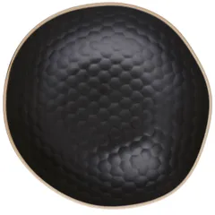 Deep plate “Kyupseli” ceramics ,H=55,L=220,B=210mm black