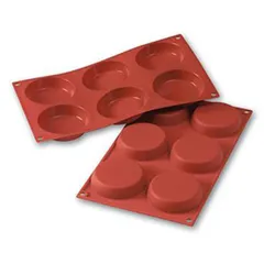 Baking pan “Flan” [6 cells] silicone D=80,H=18mm