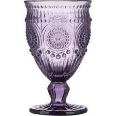 Wine glass glass 220ml D=85,H=144mm violet.