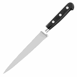 Нож для филе гибкий сталь,пластик ,L=15см черный,металлич.