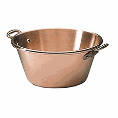 Bowl 2 handles copper D=42,H=18cm copper