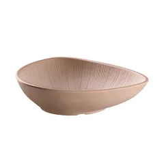 Салатник «Нэро» пластик 0,6л ,H=5,L=23,B=18см бежев.