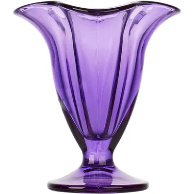 Креманка «Энджой» стекло 170мл D=113/70,H=130мм фиолет., изображение 2