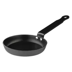 Сковорода для блинов «Ла Идеал» эмалиров.сталь,антиприг.покр. D=12,H=2см черный