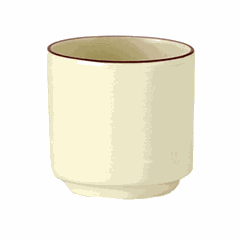 Подставка для яйца «Кларет» фарфор D=45,H=45мм бежев.,бордо