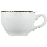 Чашка кофейная «Браун Дэппл» фарфор 85мл D=65,H=50мм белый,коричнев.