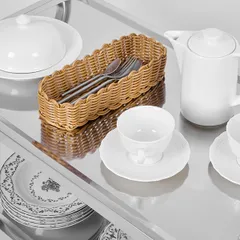 Тележка сервировочная 3 яруса сталь нерж. ,H=95,L=95,B=50см металлич., изображение 4