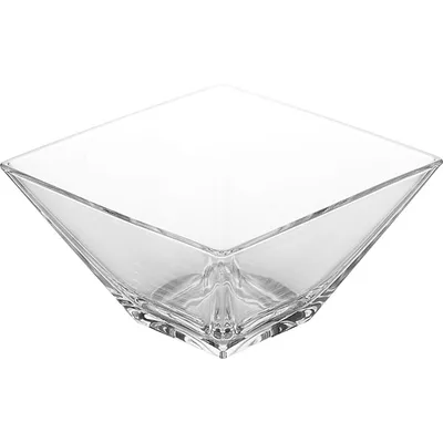 Салатник «Торчелло» квадратный стекло 3,6л ,H=12,5,L=26,B=26см прозр.