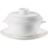 Крышка для бульонной чашки «Джейд» 61040-800001-30476 фарфор D=12см белый
