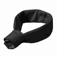 Chef's scarf polyester,cotton ,L=110,B=77cm black