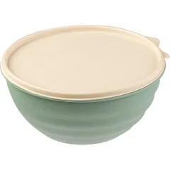 Миска с крышкой полипроп. 0,85л D=145,H=60мм зелен.