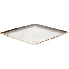 Блюдо «Крафт Грэй» квадратное фарфор ,H=18,L=270,B=270мм серый, изображение 2