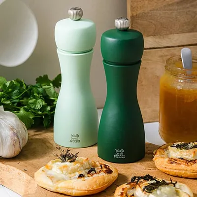 Набор мельниц для специй «Таити»[2шт] бук,сталь нерж. D=52,H=150мм изумруд.,салатов., Цвет: Изумрудный, изображение 7