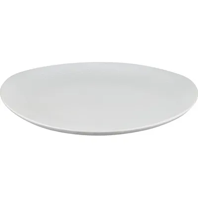 Тарелка «Артик» мелкая фарфор D=30см белый,матовый, изображение 2