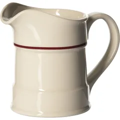 Молочник «Кларет» фарфор 285мл D=76,L=130мм бежев.,бордо