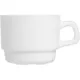Чашка чайная «Ресторан» стекло 250мл D=85,H=70мм белый, Объем по данным поставщика (мл): 250