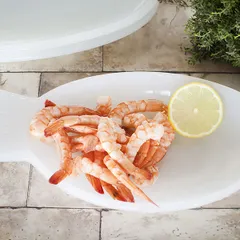 Блюдо сервировочное стекло ,H=47,L=260,B=140мм белый, изображение 2