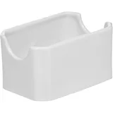 Сахарница для пакетиков «Монако Вайт» фарфор ,H=55,L=103,B=68мм белый