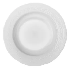 Тарелка глубокая «Эйфория» фарфор 250мл D=22,H=3см белый, Цвет: Белый, Диаметр (мм): 220