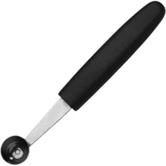 Нож-нуазетка сталь нерж.,полипроп. D=10,L=135/35мм черный,металлич.