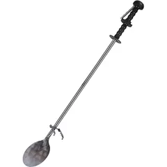 Shovel turn. for pizza  stainless steel, abs plastic  D=20, L=126cm  metallic, black