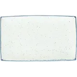 Блюдо для подачи «Органика Маре» фарфор ,L=28,B=17см белый,синий