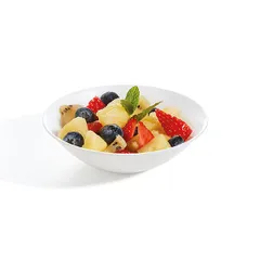 Салатник «Эволюшнс Уайт» стекло 480мл D=165,H=45мм белый, изображение 3